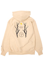 "Night and Cranes" pullover hoodie (fleece lining)