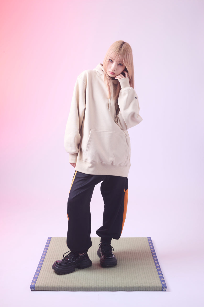 "Night and Cranes" pullover hoodie (fleece lining)